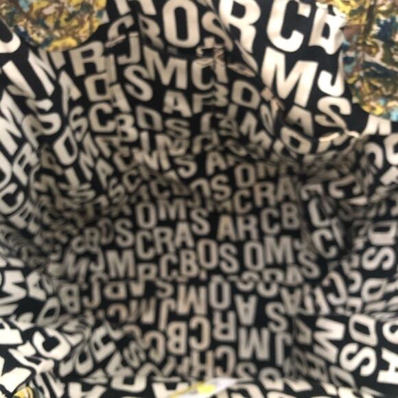 Marc by Marc Jacobs Nylon Marigold Yellow Floral Print Quilted Tote Bag - Picture 6 of 10